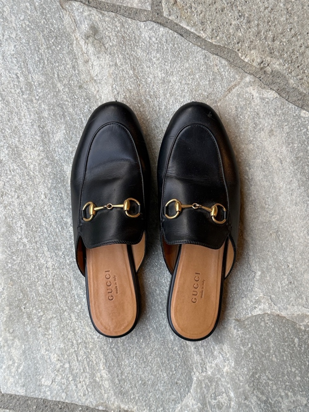 Gucci Betis Leather Mules